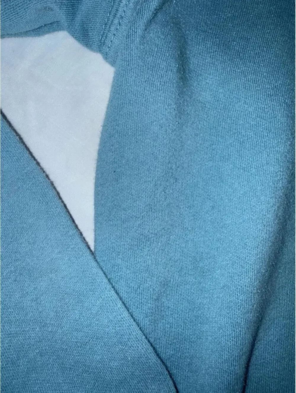 The North Face Men's Blue Hoodie logo sz M preppy cabin layer
